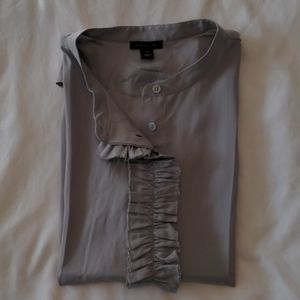 Ann Taylor, M, light grey, sleeveless blouse